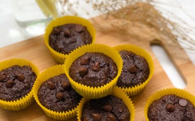 Muffins de Chocolate con Avena & Nueces