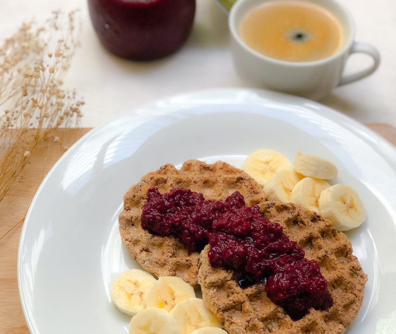 Waffles de Avena Integral