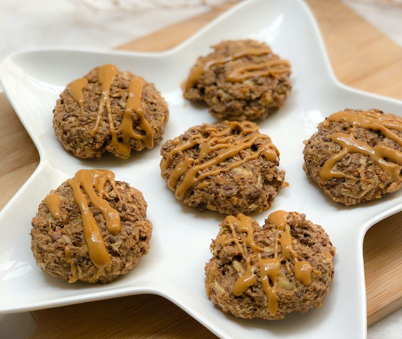 Galletas de Manzana & Mantequilla de Maní