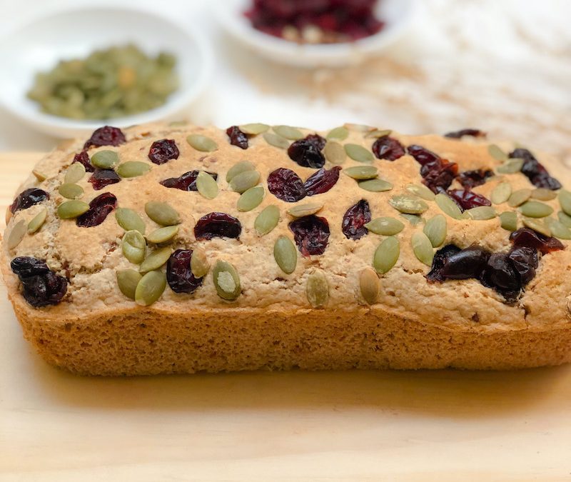 Pan de Arándanos & Semillas de Calabaza