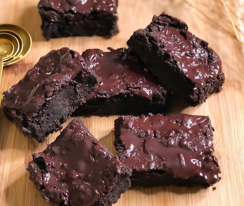 Fudge Brownies de Frijol Negro