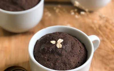 Mug Cakes de Zucchini & Chocolate