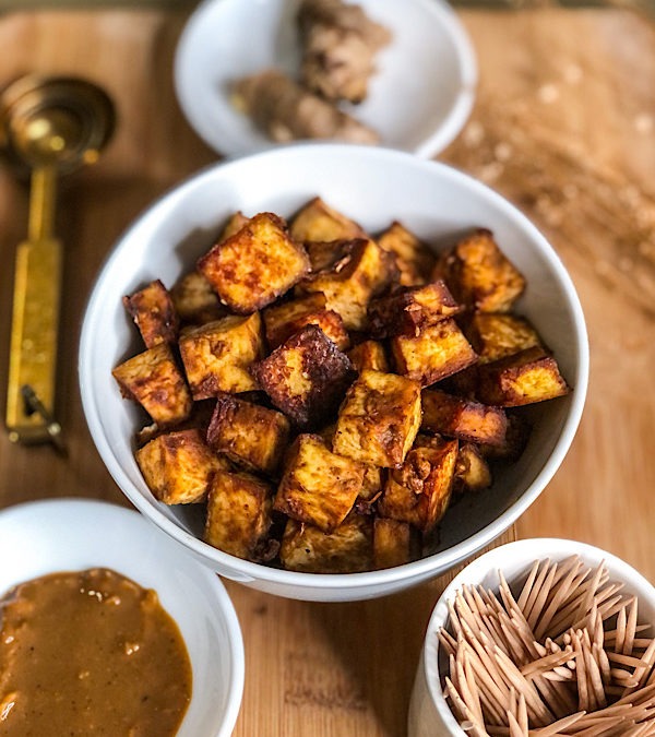 Tofu al Horno Jengibre Mostaza